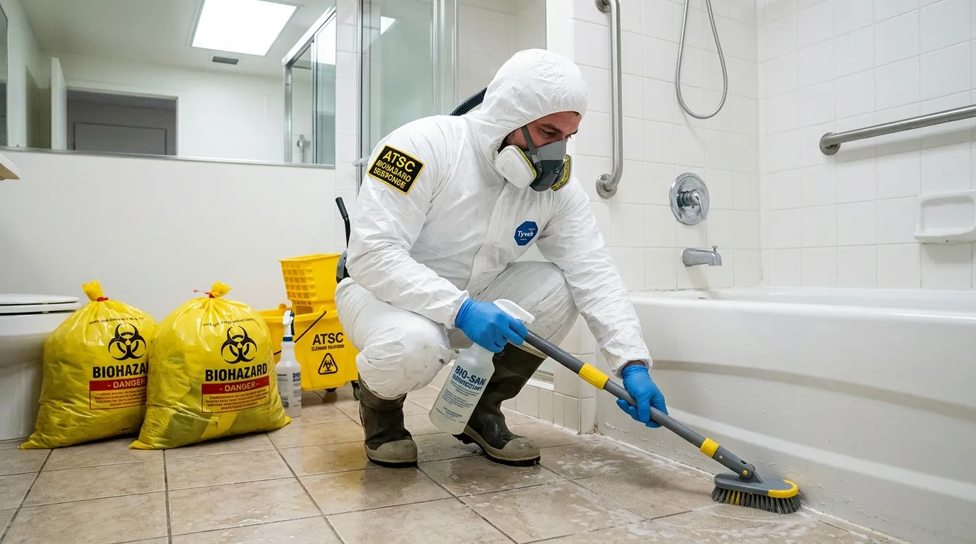 Decontamination equipment deployed for Blood Cleanup in Yeadon